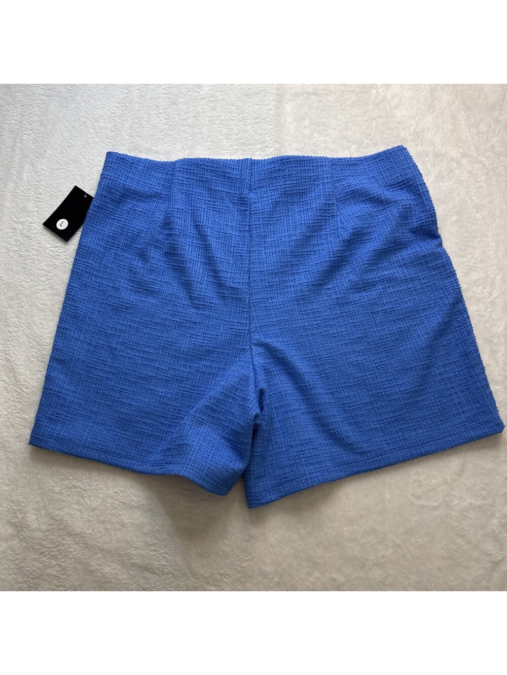 Messini Sailor Shorts Womens Size Large Blue Gold Toned Buttons  Nautical NWT - Picture 2 of 5